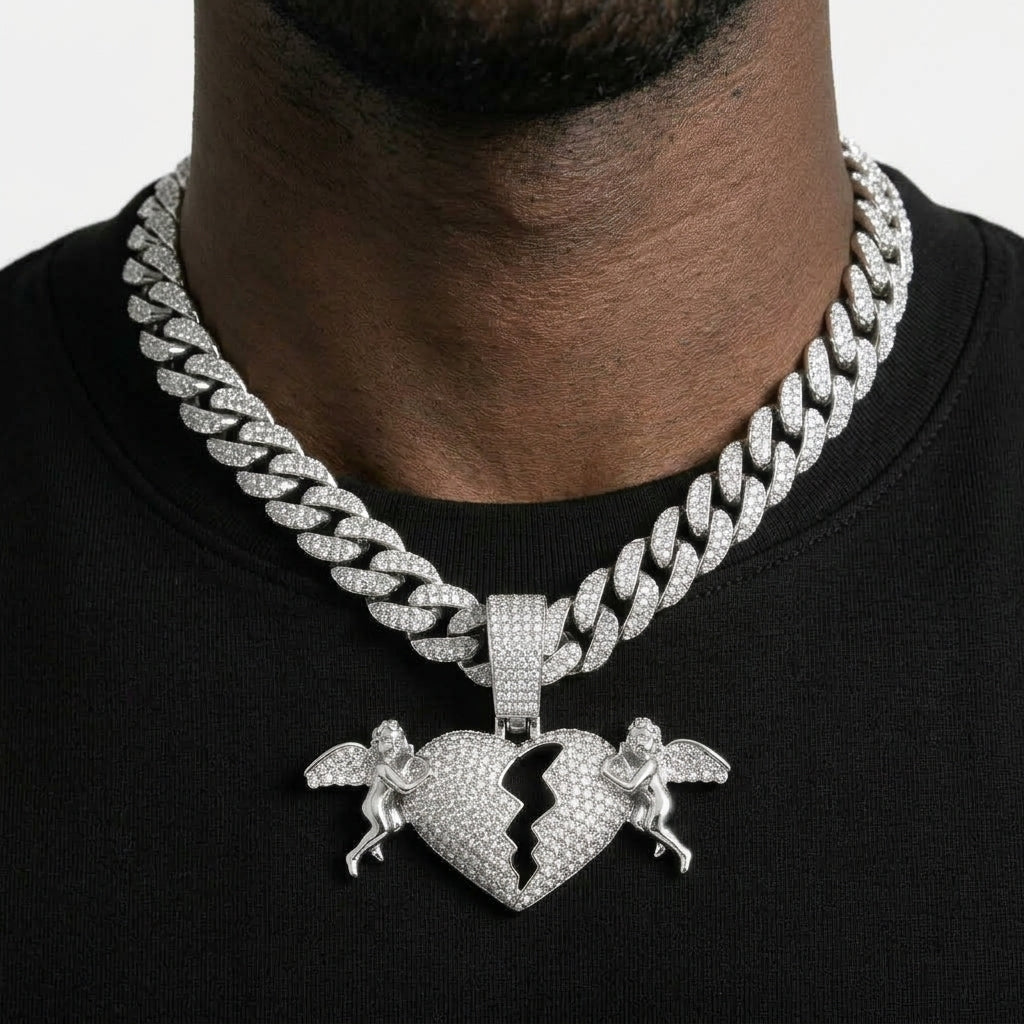 Cherub Heartbreak Necklace