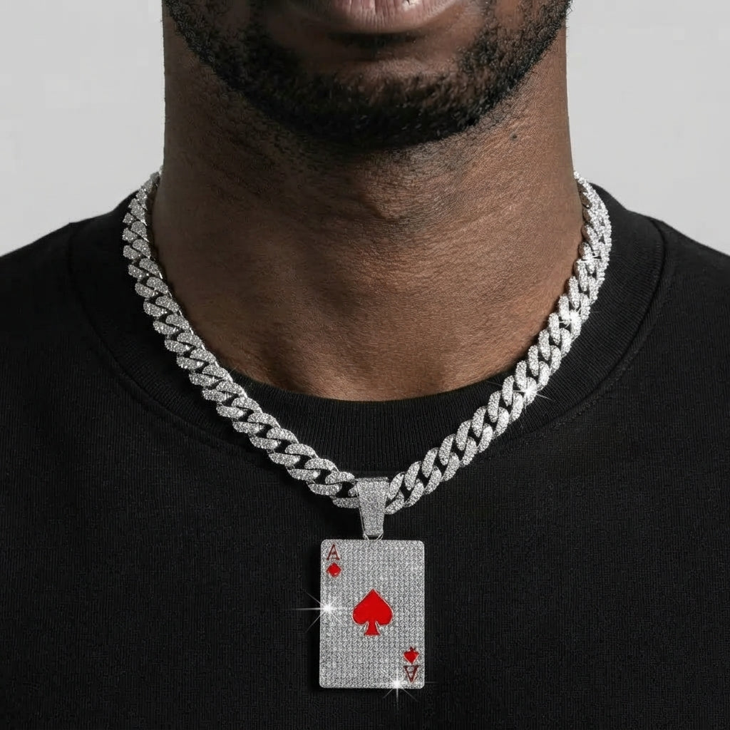 Ace of Spades Necklace