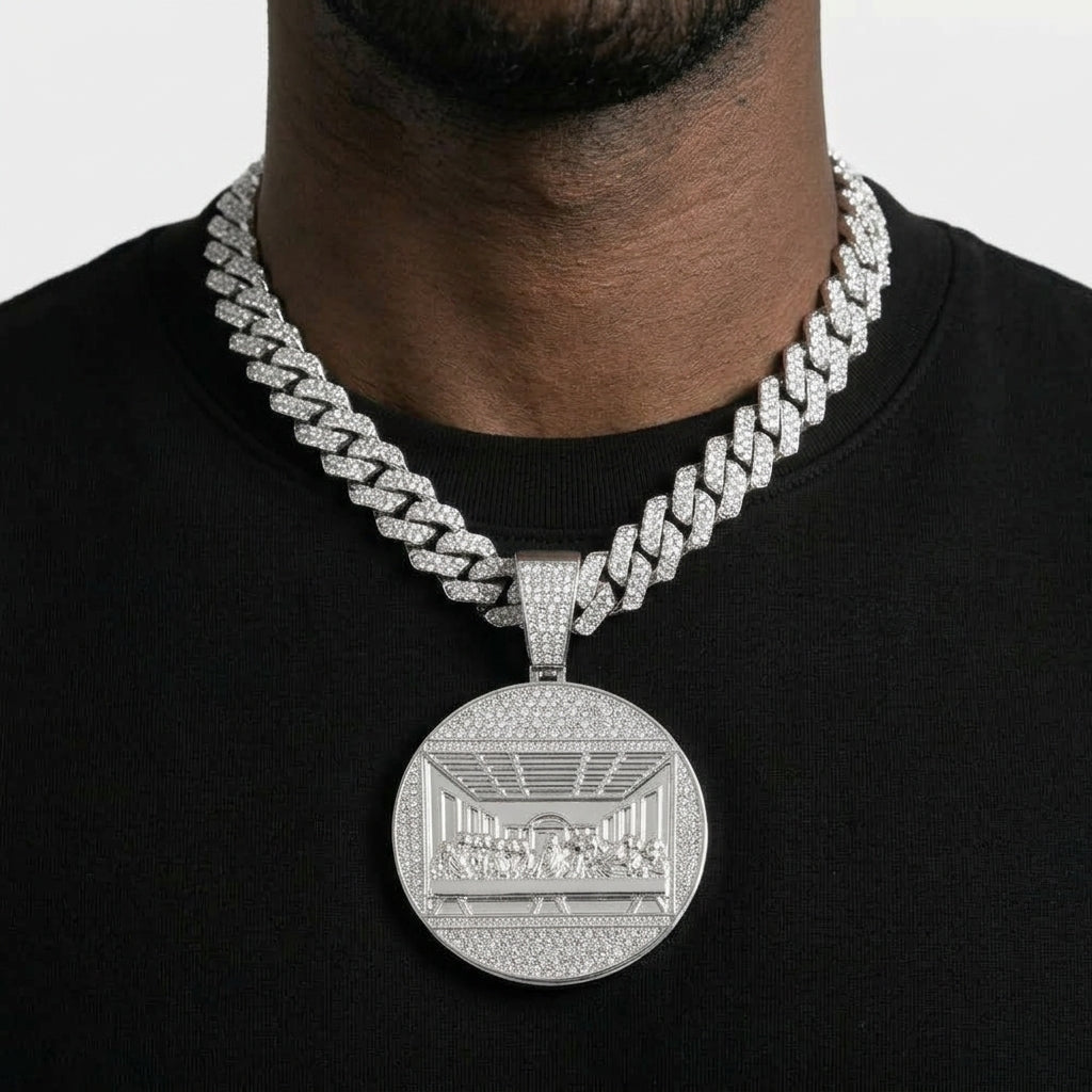 Last Supper Halo Necklace
