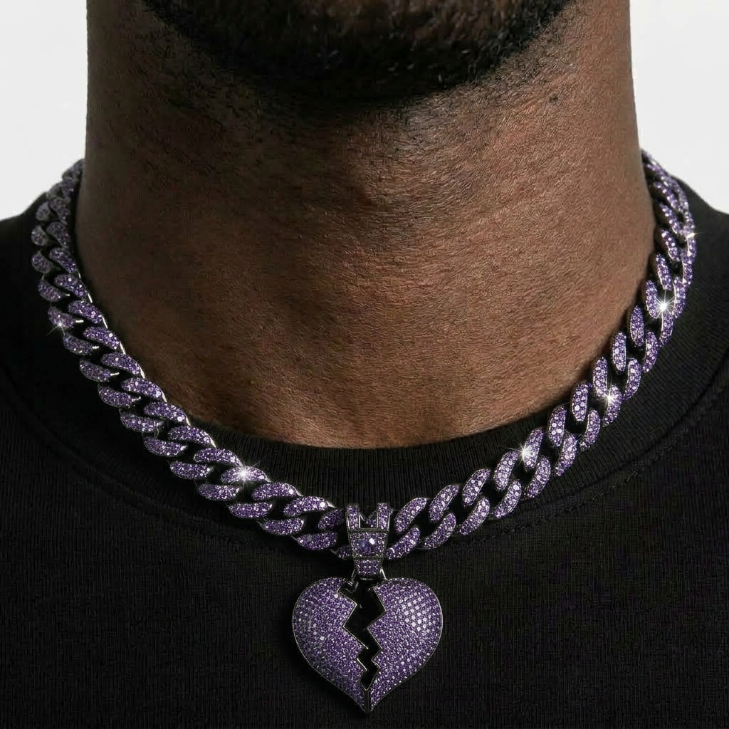 Purple Heartbreak Necklace