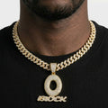 O Block Necklace
