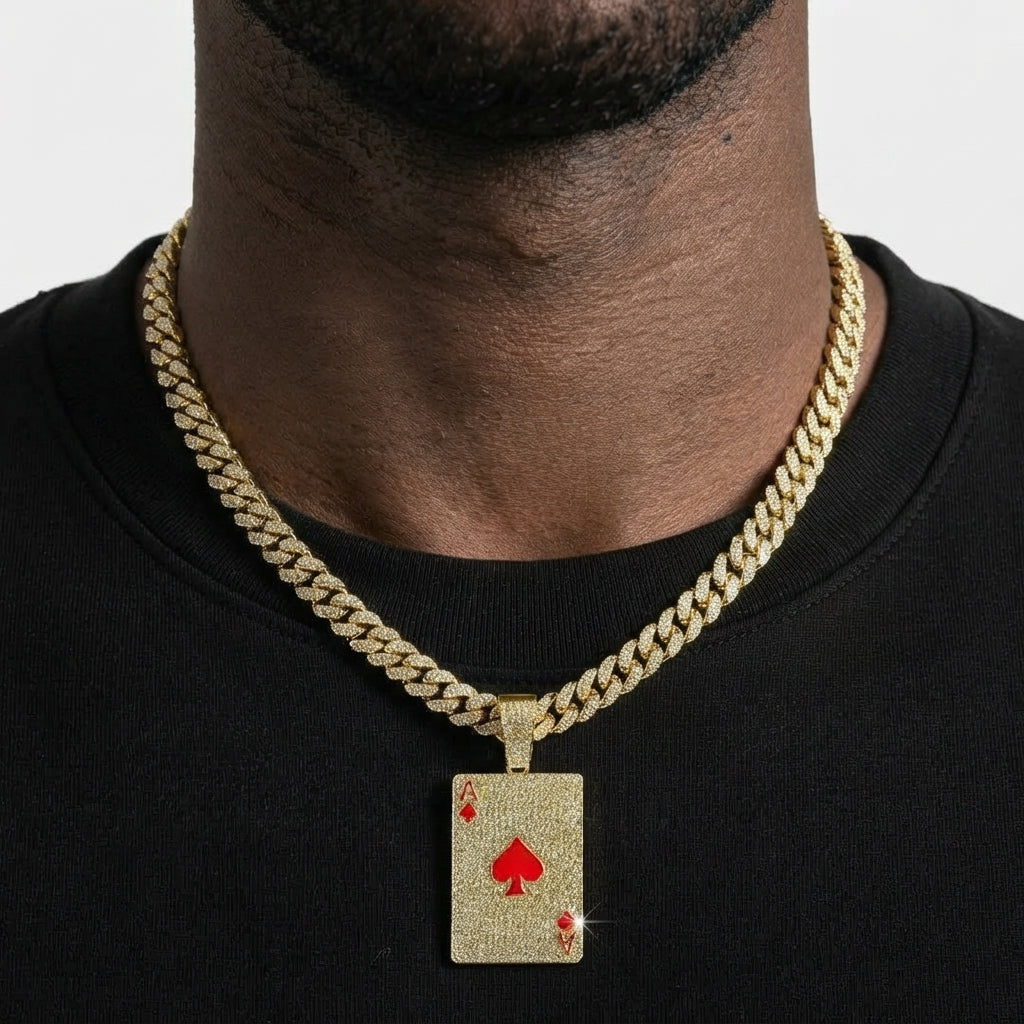 Ace of Spades Necklace