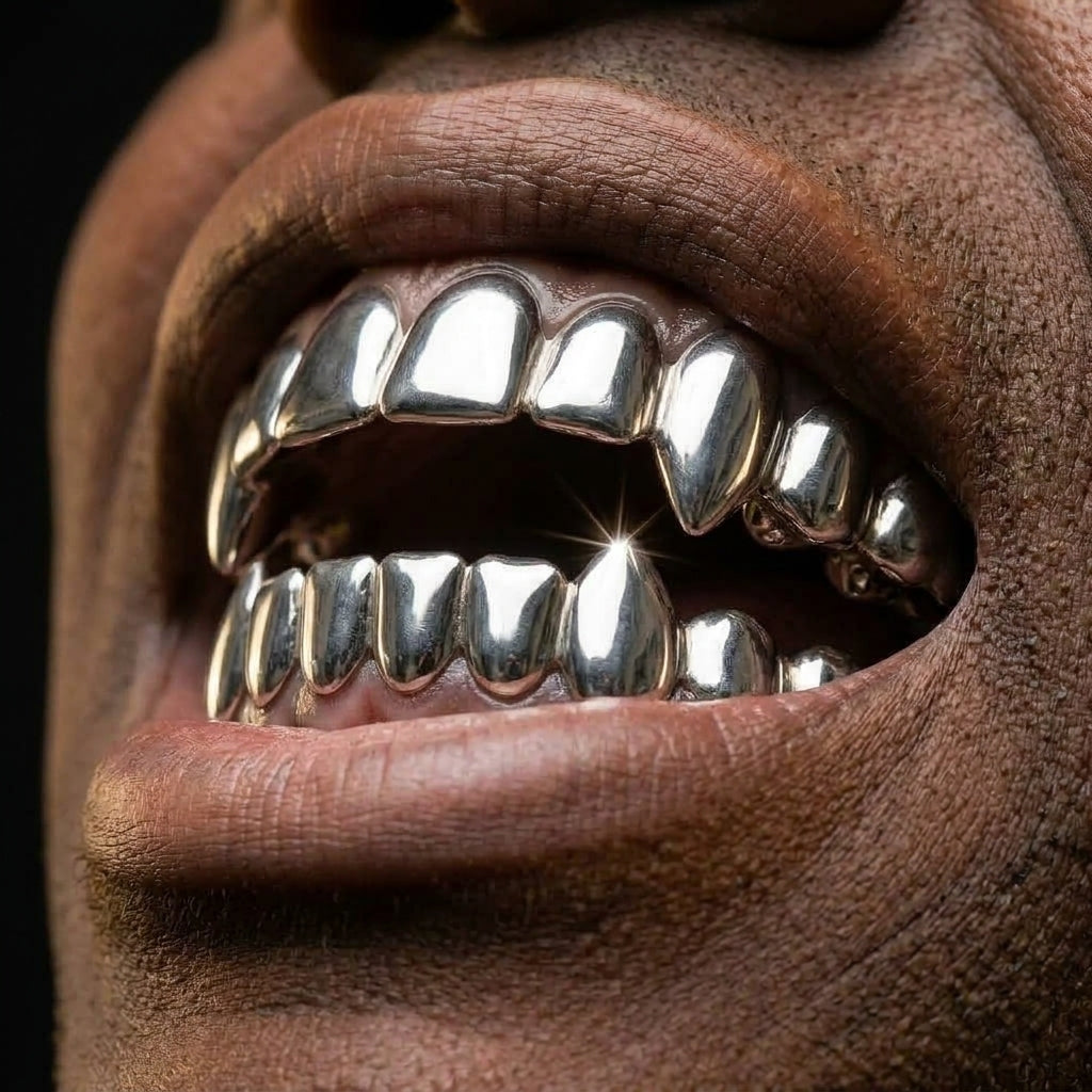 Chrome Fang Grillz