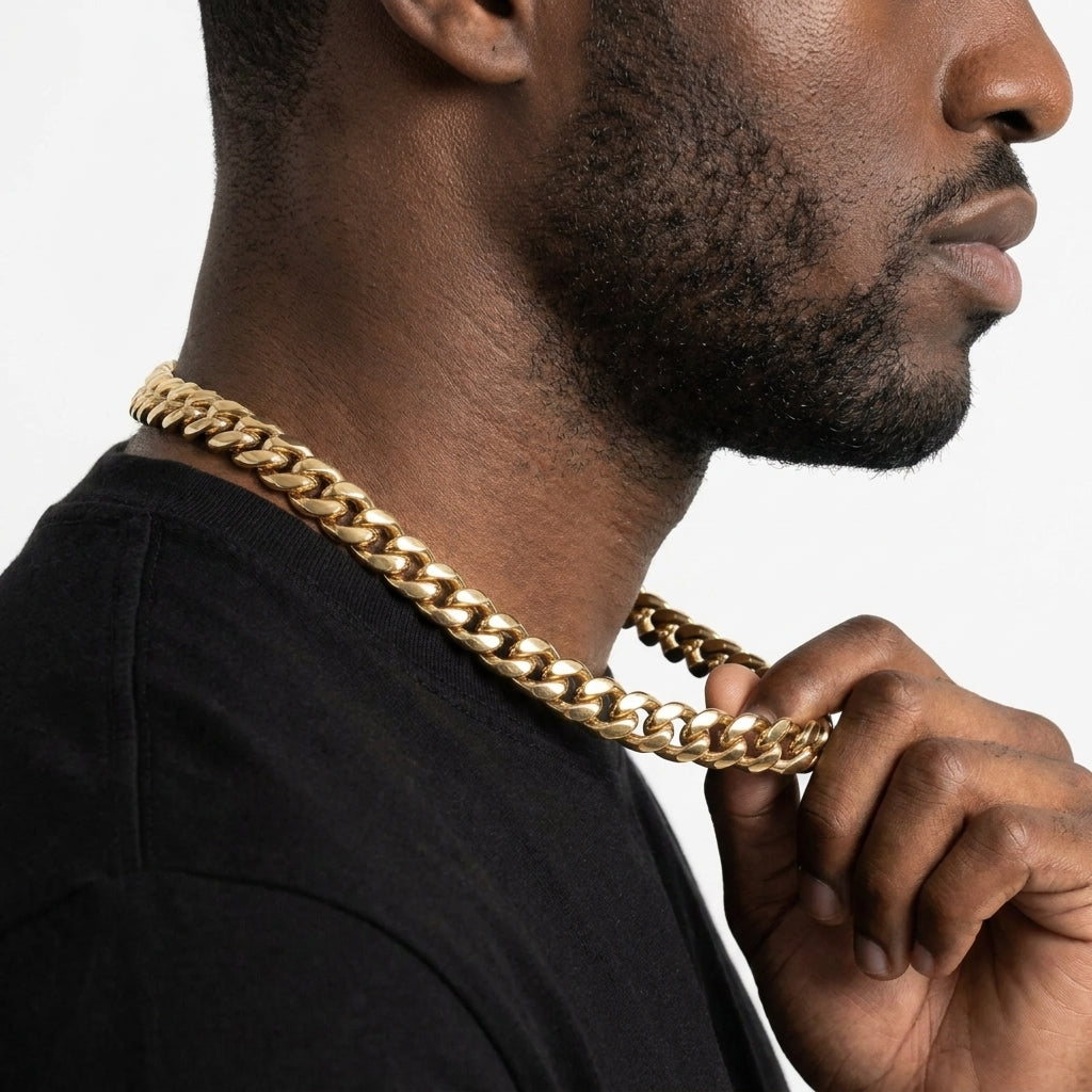 Cuban Chain — Gold, 18mm