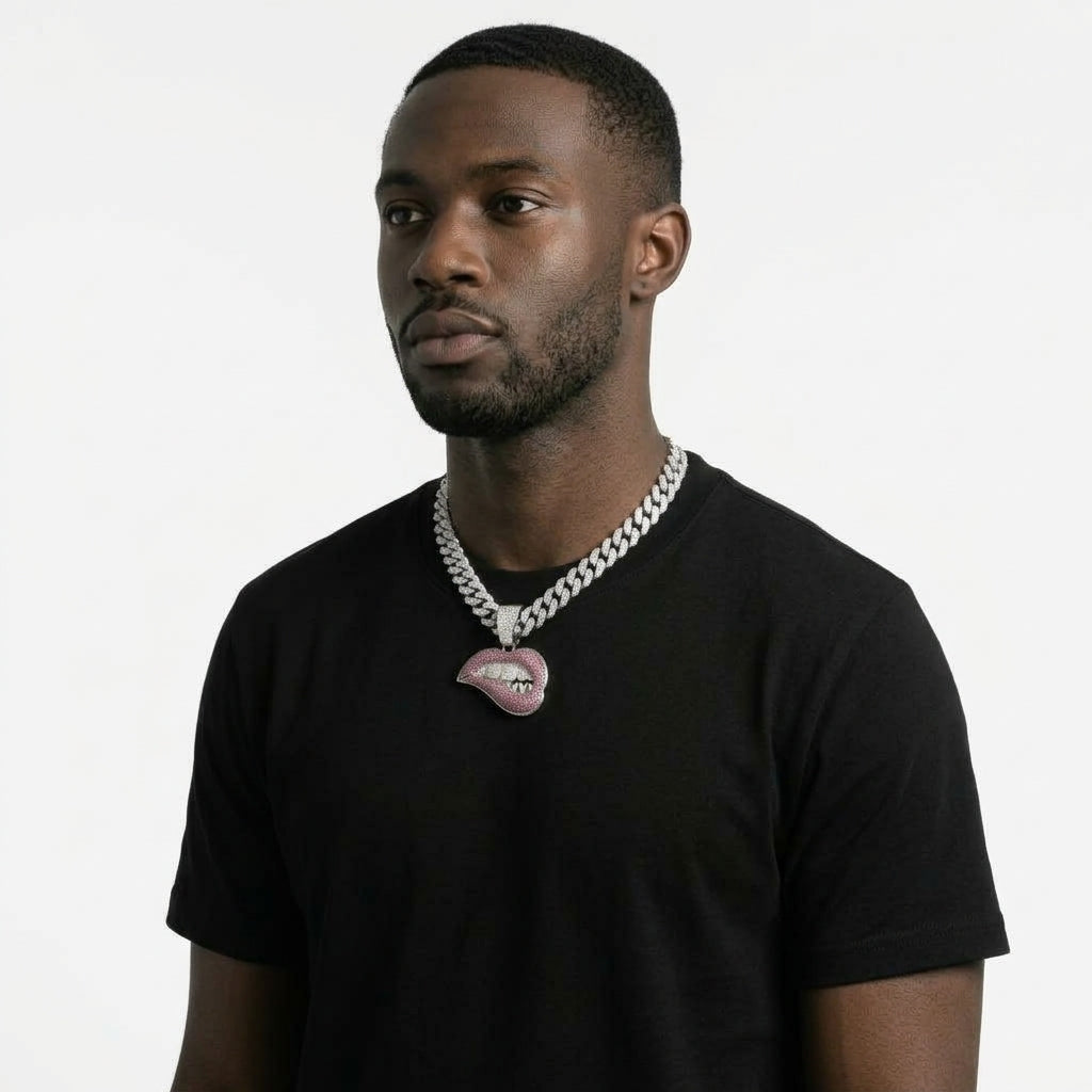 Lip Bite Necklace
