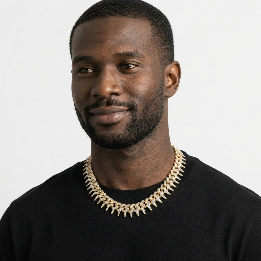 Spiked Cuban Chain