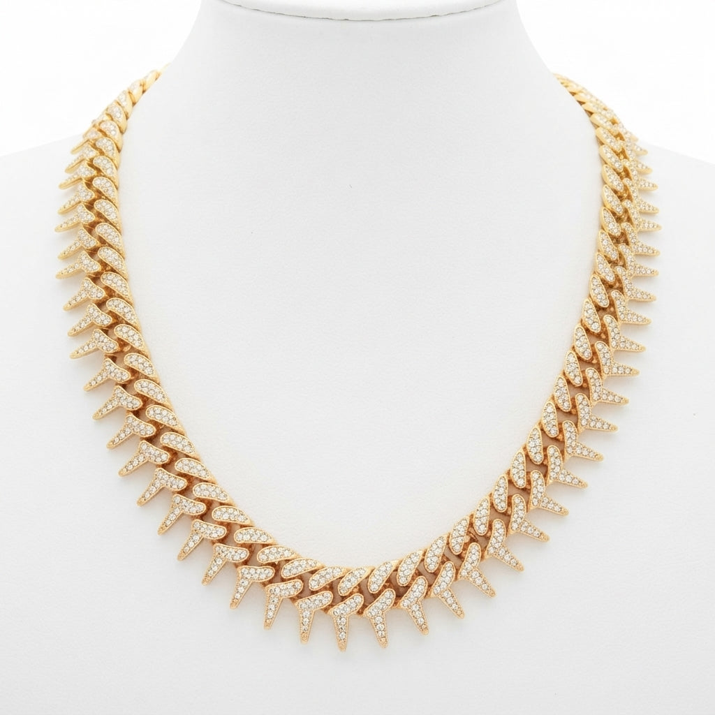 Spiked Cuban Chain