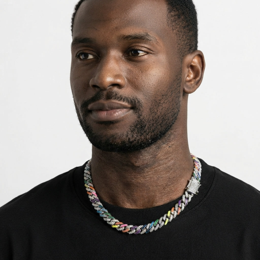 Rainbow Cuban Chain