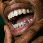 Purple Reign Grillz in Silver