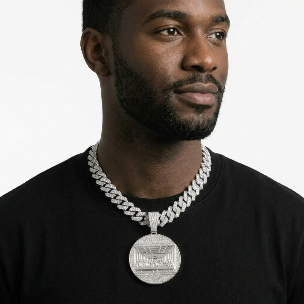 Last Supper Halo Necklace