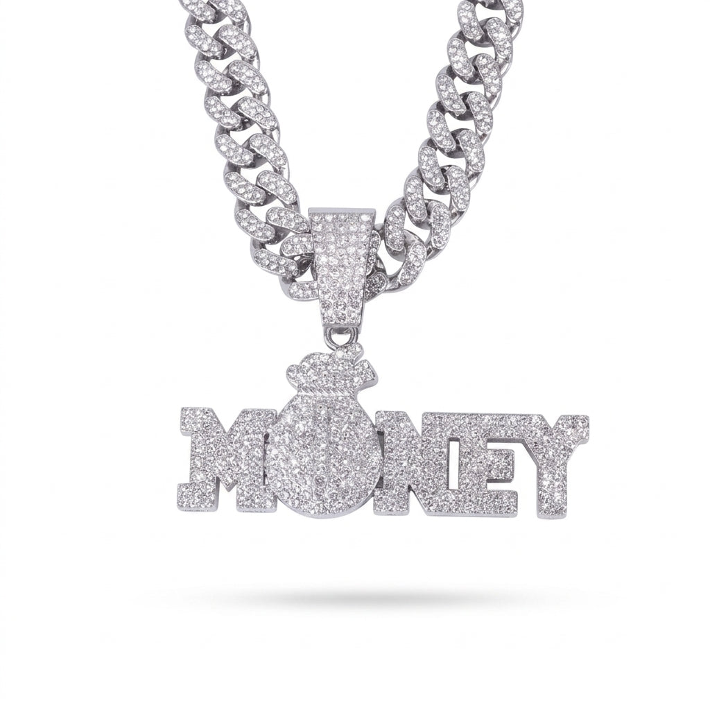 Money Bag Letter Necklace