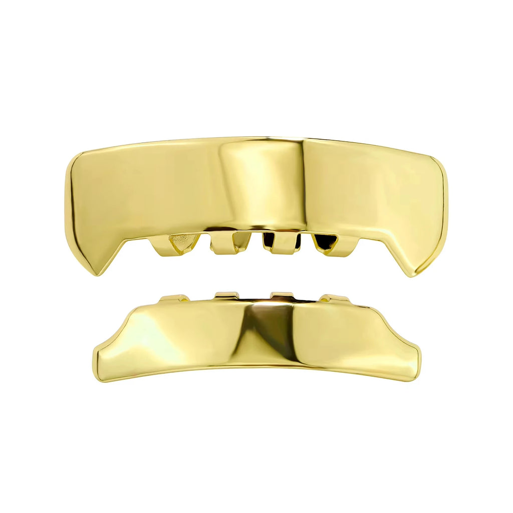 Gold Full-Coverage Grillz Set