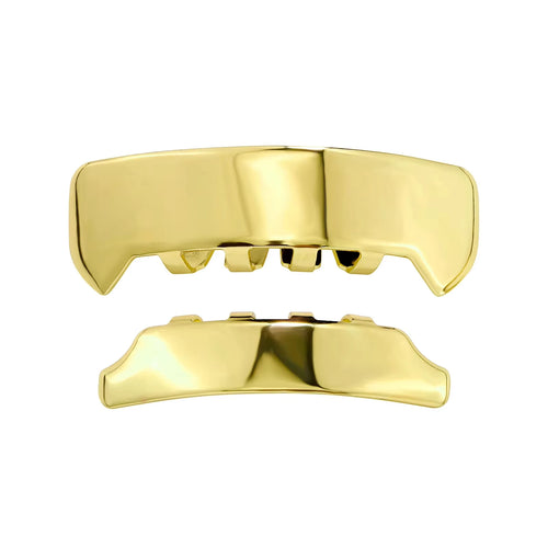 Gold Full-Coverage Grillz Set