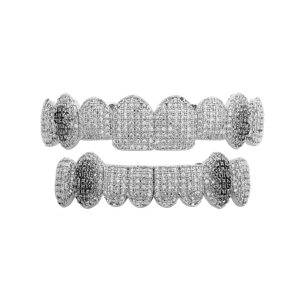 Iced Out Money Maker Grillz in Silver