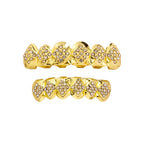 Diamond Lattice Grillz in Gold