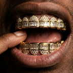Royal Baguette Grillz in Gold
