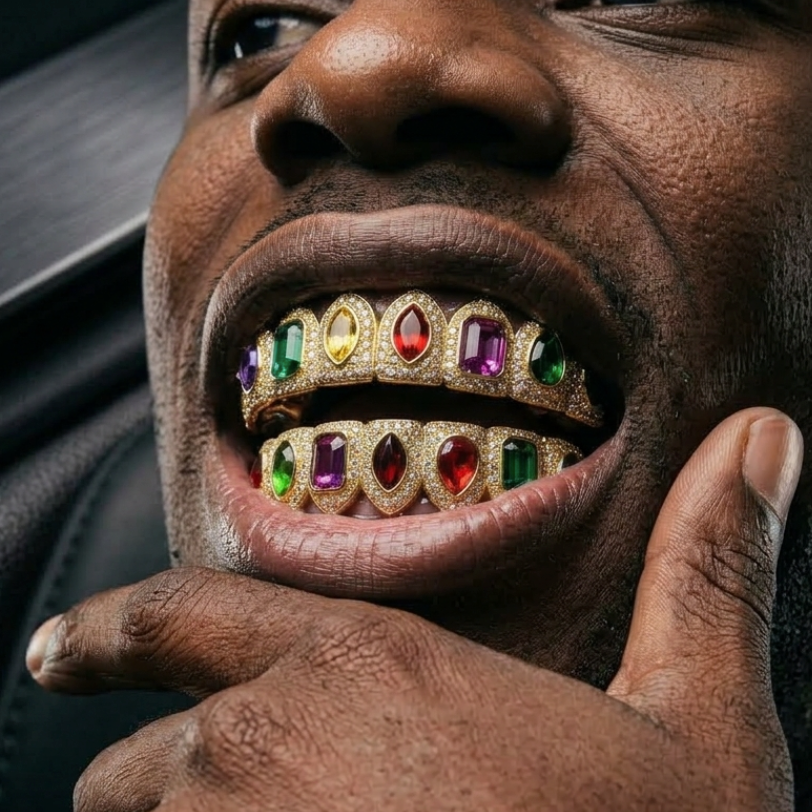 Royal Prism Grillz in Gold