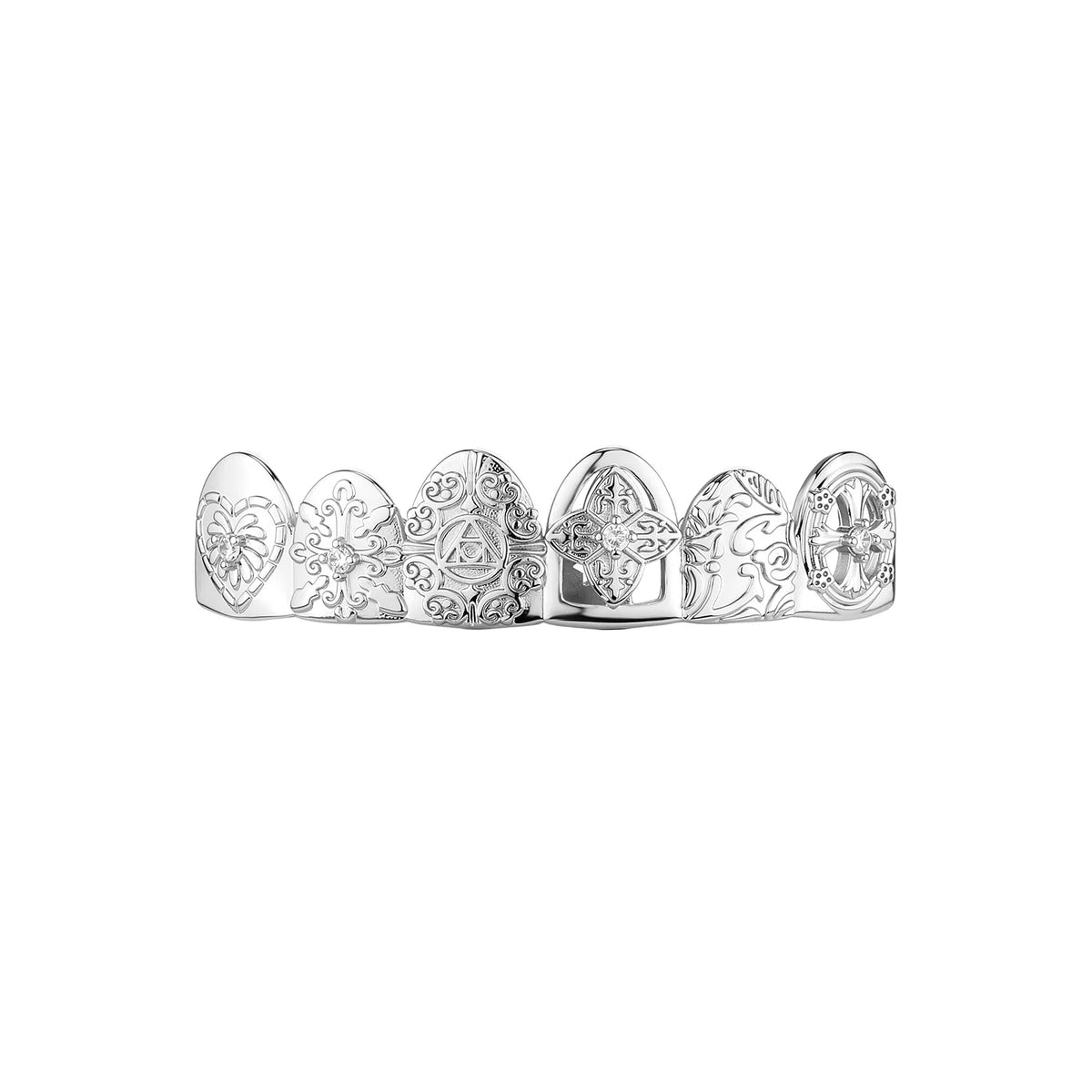 Royal Crest Grillz in SIlver