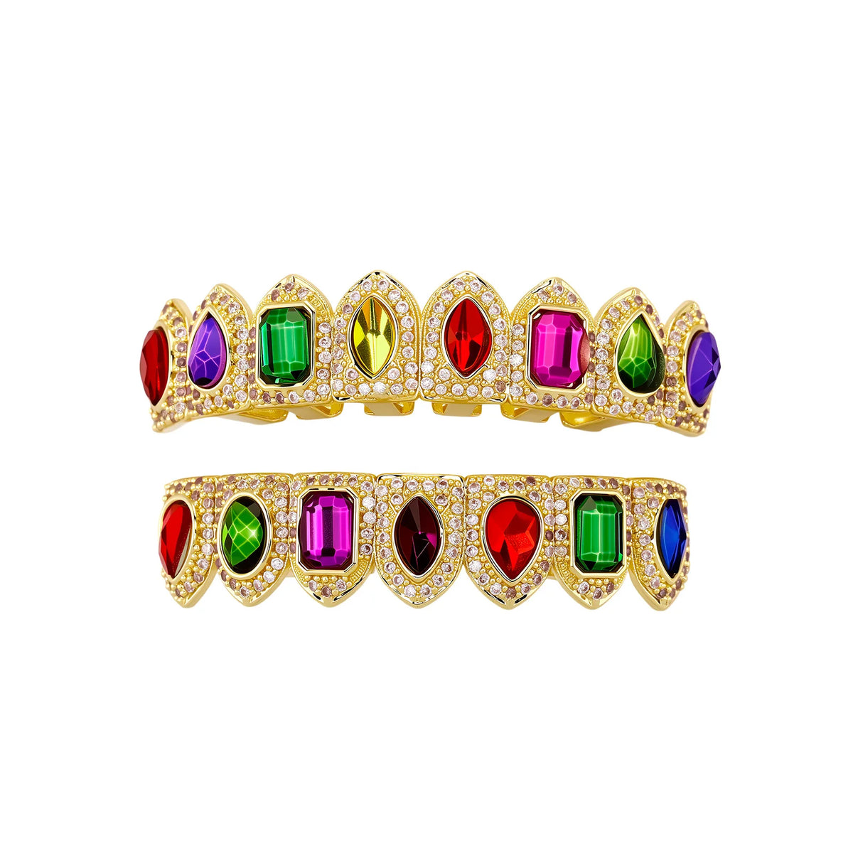 Royal Prism Grillz in Gold