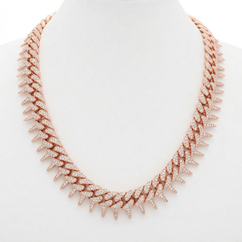 Spiked Cuban Chain