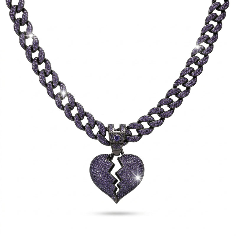 Purple Heartbreak Necklace
