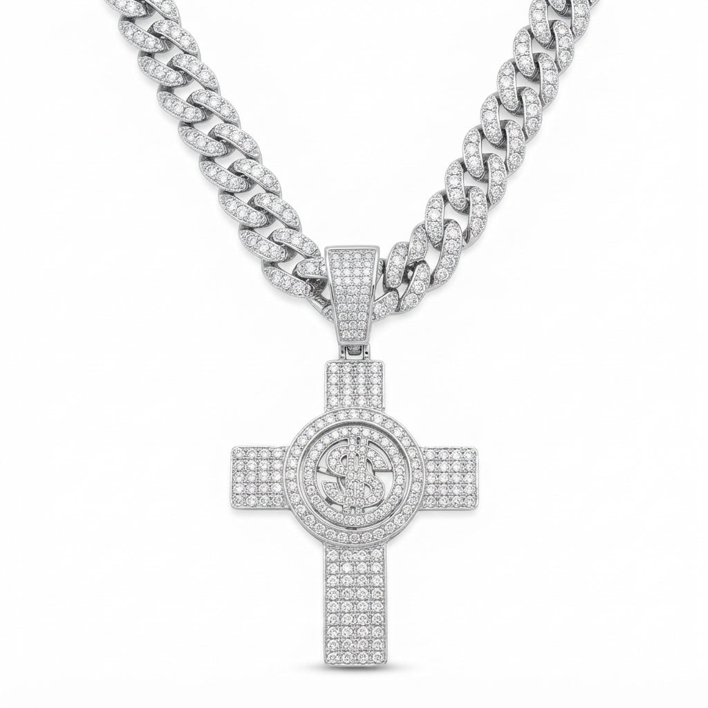Money Cross Necklace