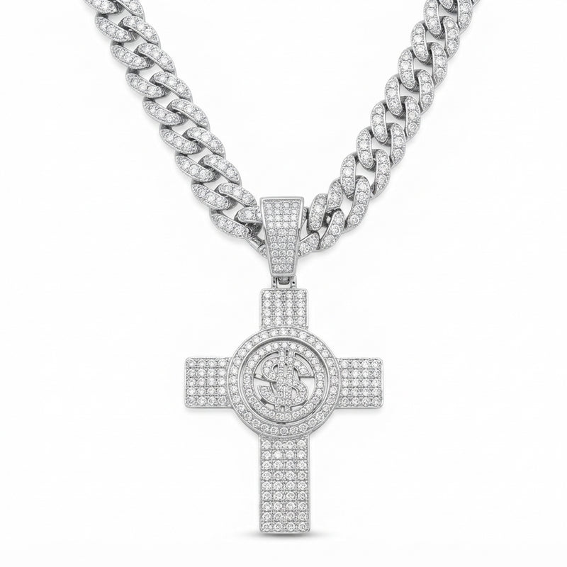 Money Cross Necklace