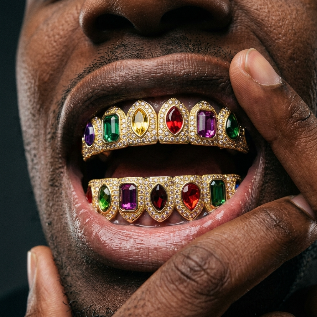 Royal Prism Grillz in Gold