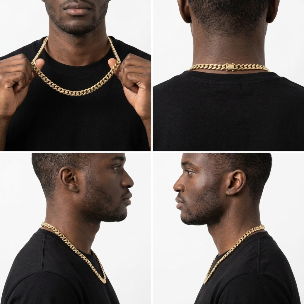 Miami Cuban Chain — Gold