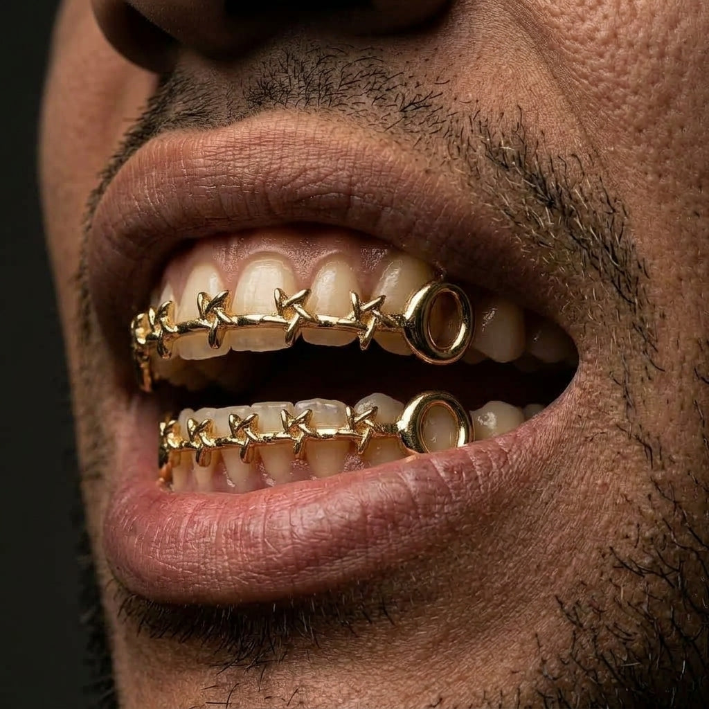 Royal Crest Grillz in Gold