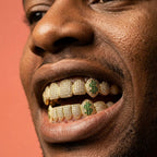 Iced Out Money Maker Grillz in Gold