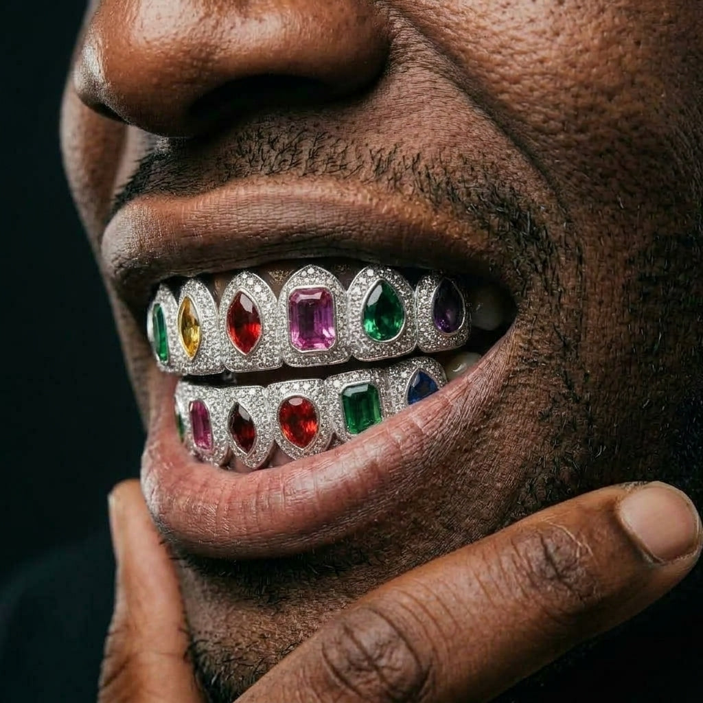 Royal Prism Grillz in Silver