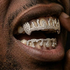 Crown Drip Grillz in Silver