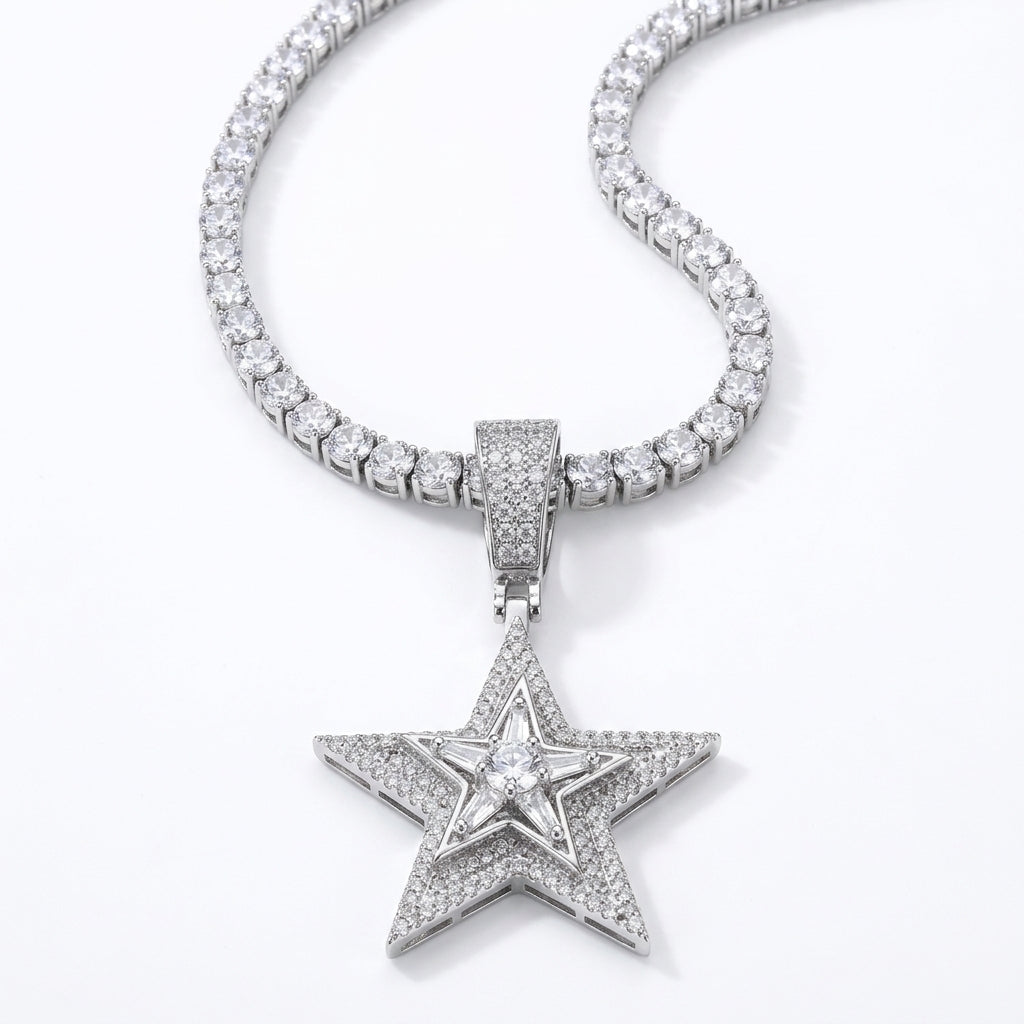 Layered Star Necklace