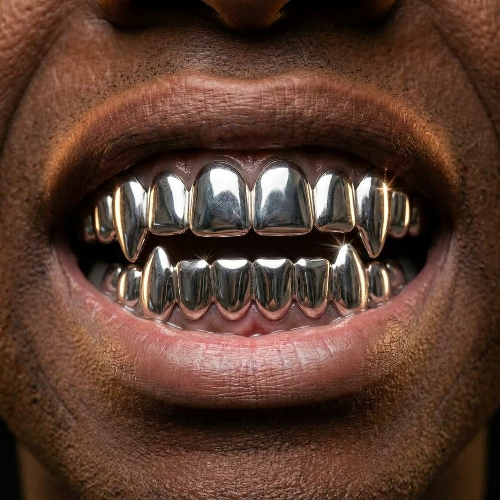 Chrome Fang Grillz