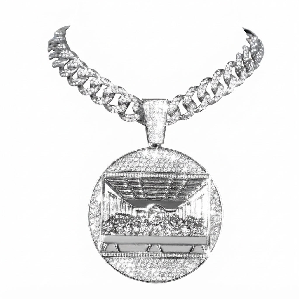 Last Supper Medallion Necklace